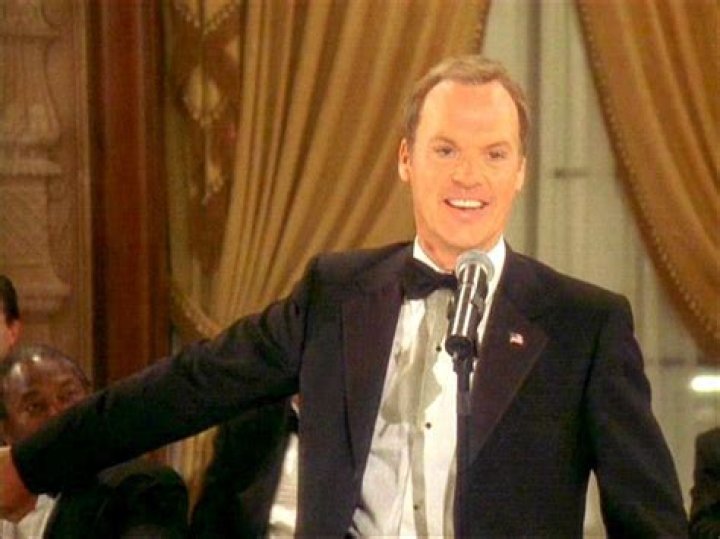 Michael Keaton as President Mackenzie in First Daughter from Stars