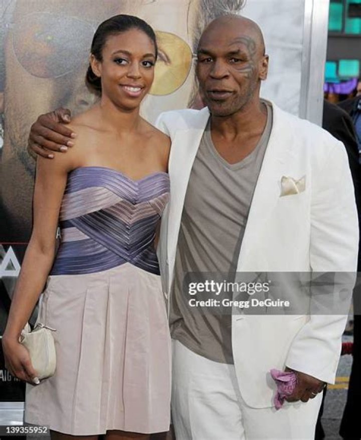 Mike Tyson and daughter Gina at the Los Angeles premiere of THE