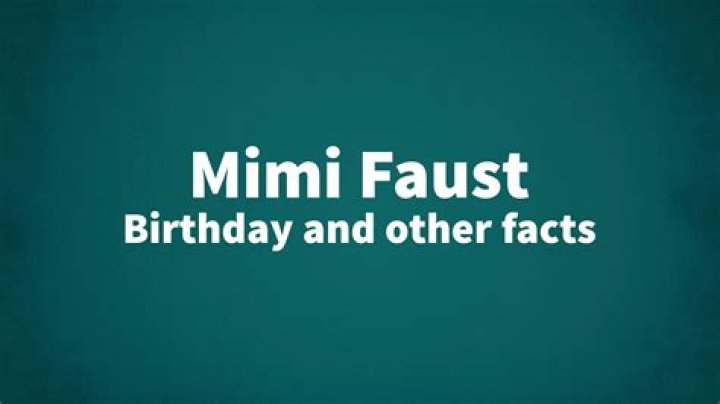 Mimi Faust Birthday, Real Name, Age, Weight, Height, Family, Facts