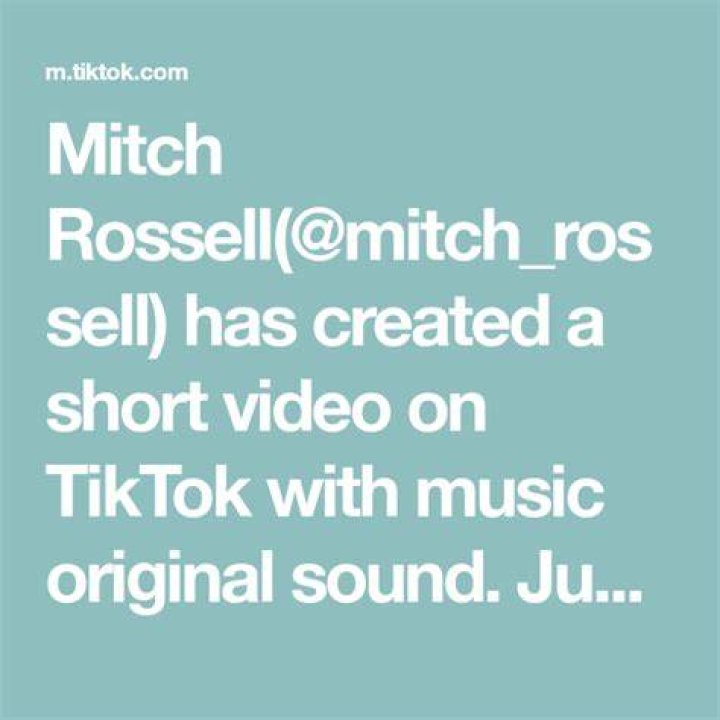 Mitch Rossell Draws From Real Life for New Single, 'Ran Into You