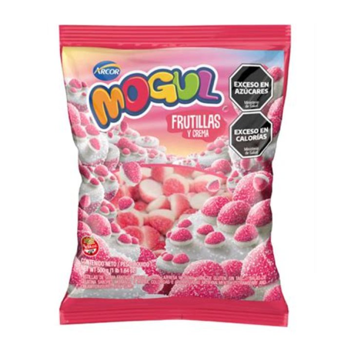 Mogul Tubos &Aacute;cidos de Frutilla Sour Candy Tubes Strawberry Flavored