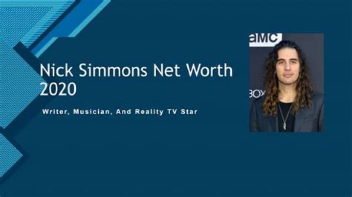 Nick Simmons Net Worth (2020 Update)