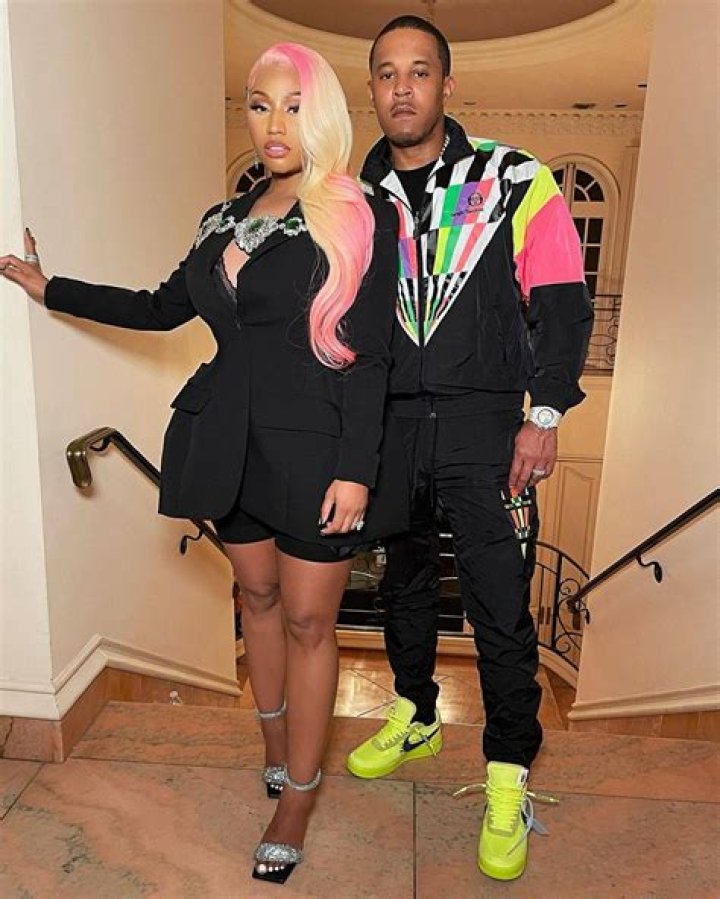 Nicki Minaj avec son mari Petty