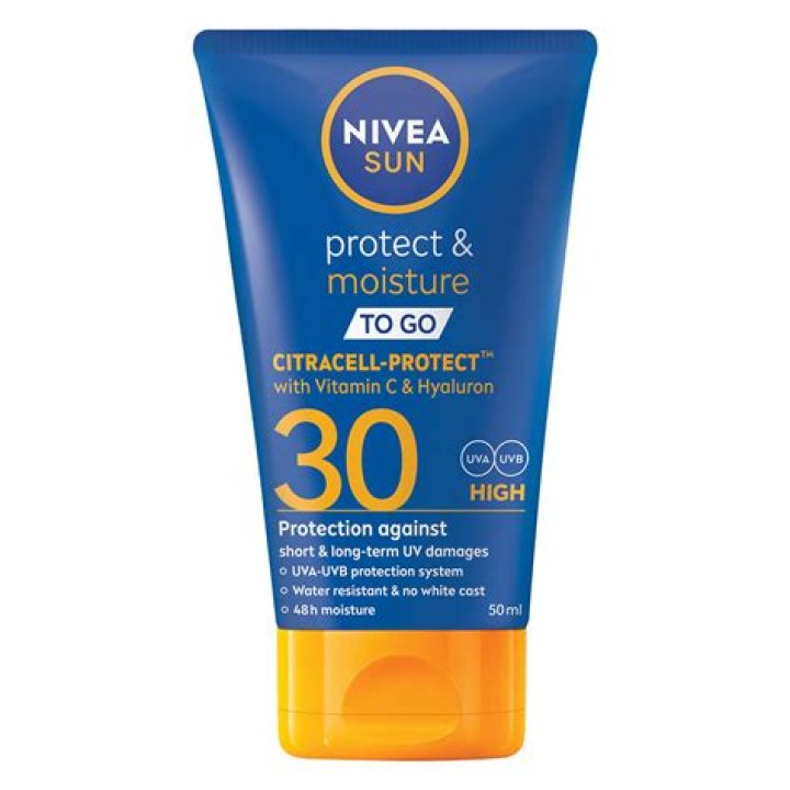 NIVEA Sun Protect & Moisture Moisturising Sunscreen SPF50+ 200ml