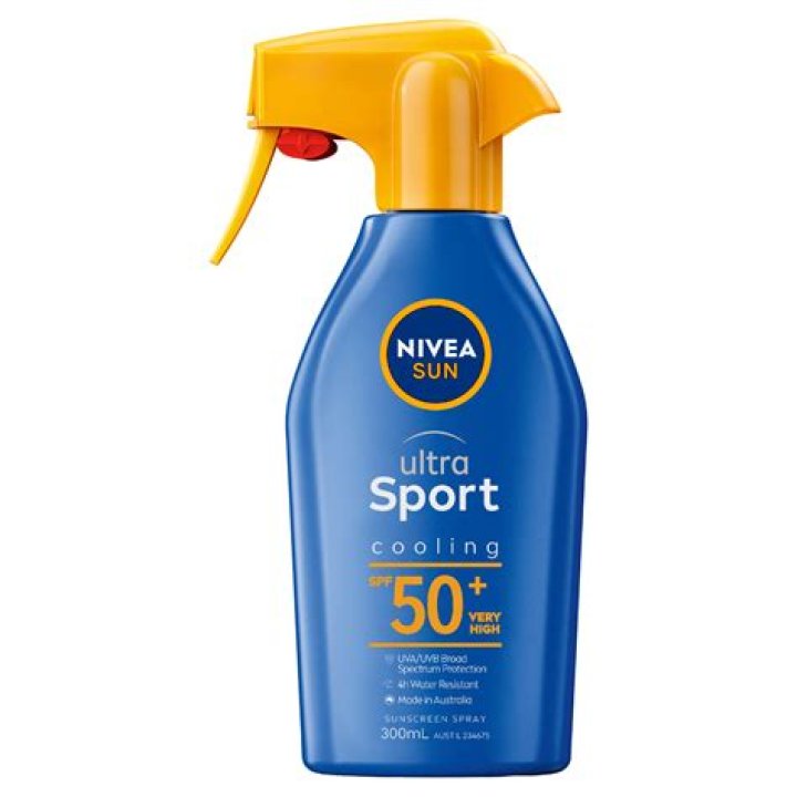 NIVEA SUN Ultra Sport Cooling Sunscreen Trigger Spray SPF50+