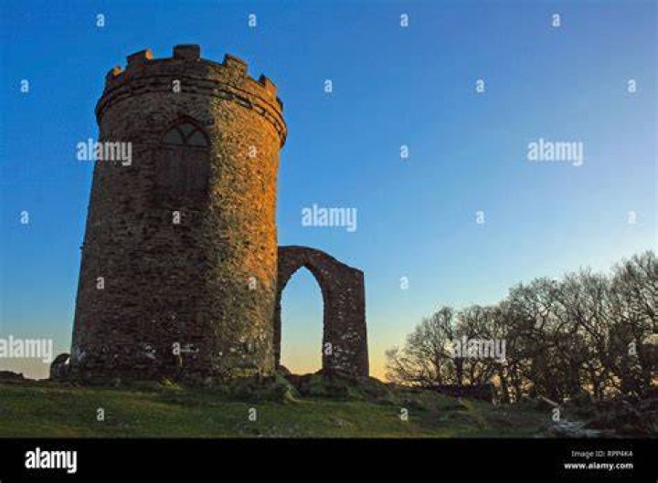 Old John folly in Bradgate Park, Leicester, Leicestershire, UK Stock
