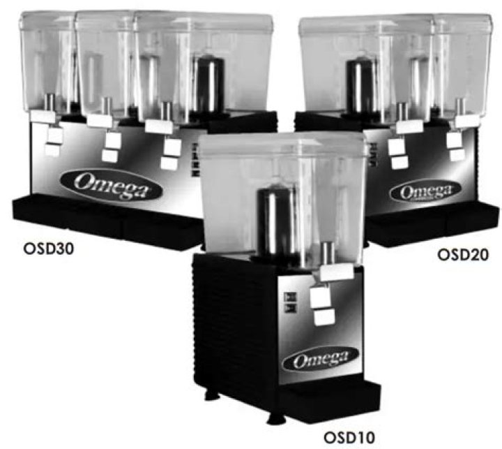 Omega OSD10 Commercial 1/3Horsepower Drink Dispenser with