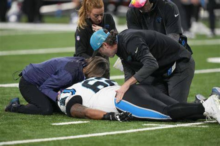 Panthers&rsquo; Chandler Zavala hospitalized after suffering scary neck