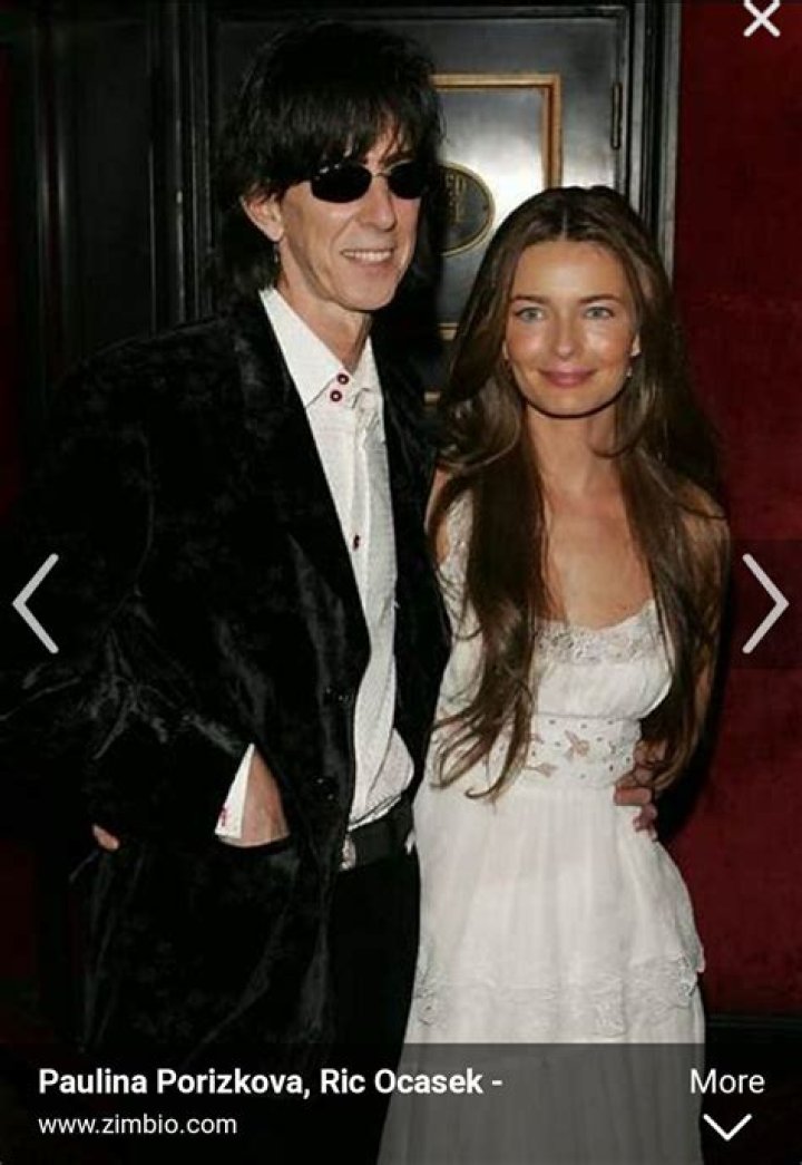 Paulina Porizkova and rocker husband Ric Ocasek bring their lookalike