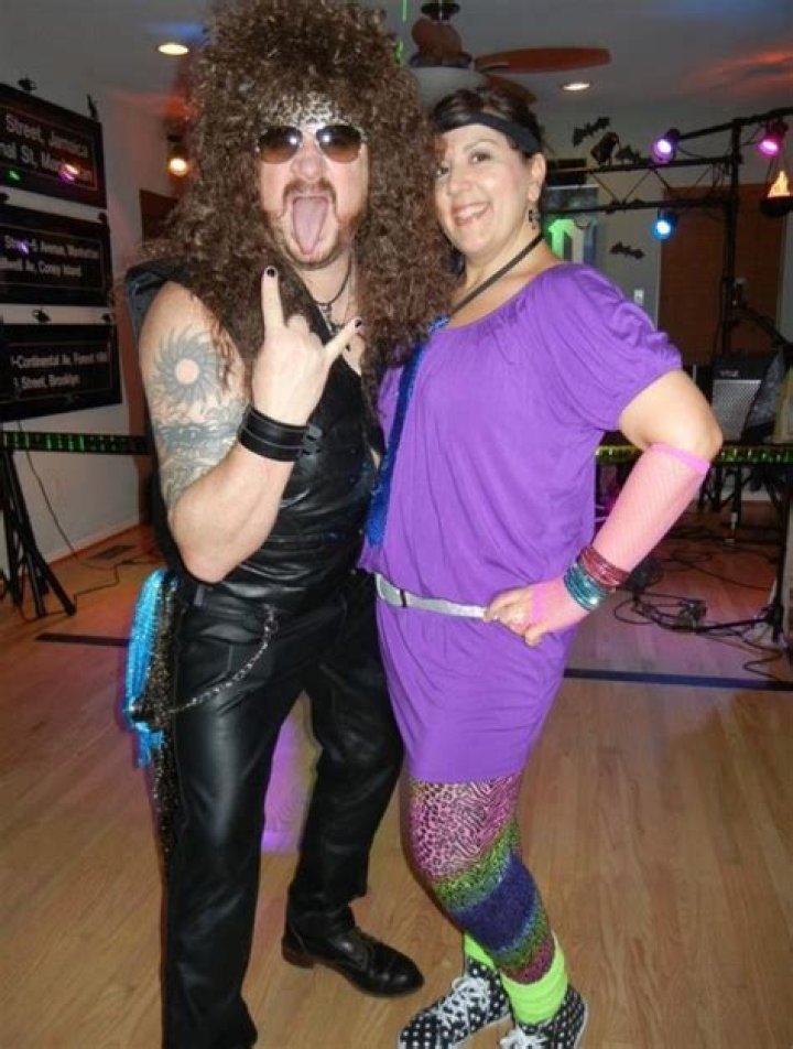 PHOTO Randy Tillim Dressed Up In 80's Style Costume With His Wife For