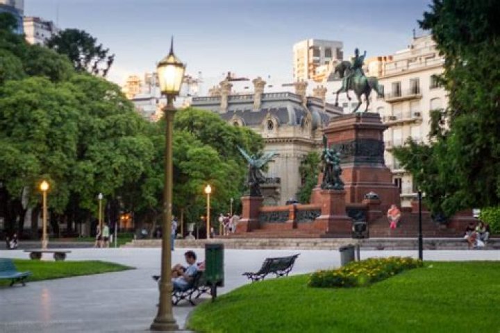 Plaza General San Mart&iacute;n Casco hist&oacute;rico de Luj&aacute;n de Cuyo Luj&aacute;n de Cuyo