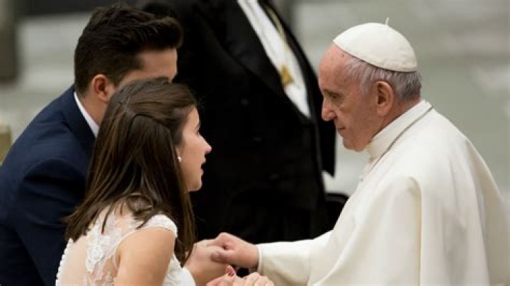 Pope Francis Marriage is a lifelong union between a man and woman
