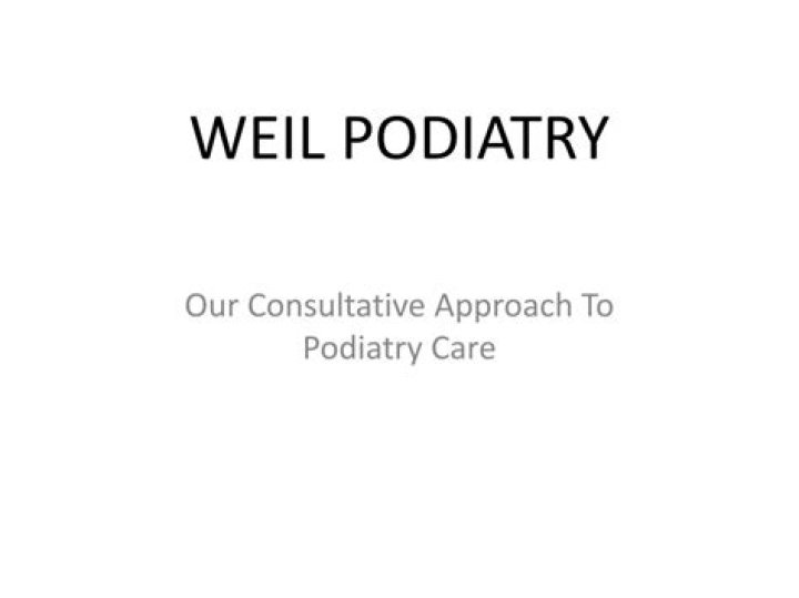PPT WEIL PODIATRY PowerPoint Presentation, free download ID7420116