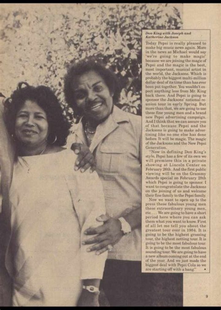 rare Katherine Jackson with Joe Katherine Jackson Photo (31760511