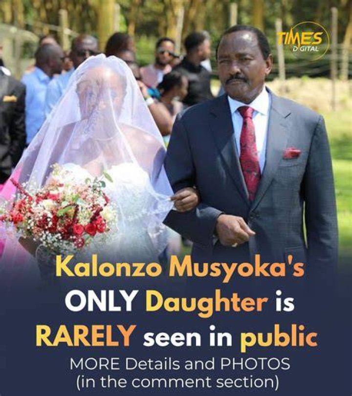 Rare Photos of Kalonzo Musyoka's Beautiful Daughter
