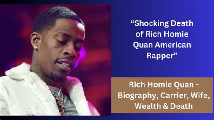 Rich Homie Quan Age, Bio, Birthday, Family, Net Worth National Today