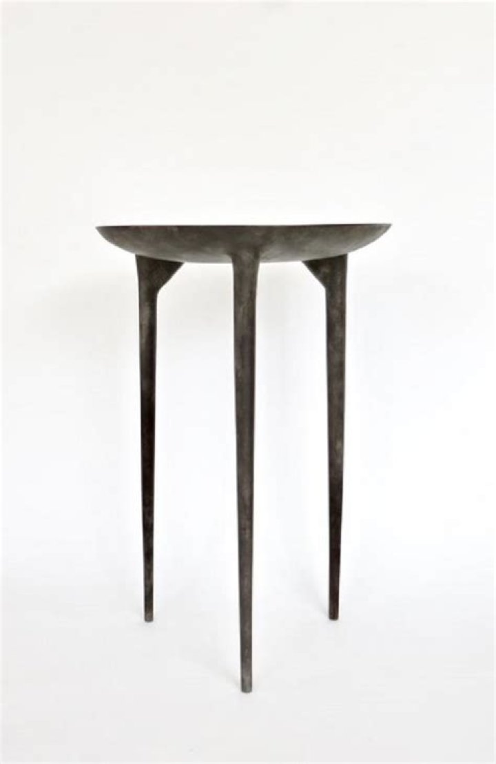 Rick Owens RICK OWENS TALL BRONZE BRAZIER SIDE TABLE