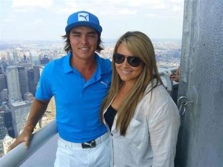 Rickie and his sister Taylor at the Empire State Building Rickie Fowler
