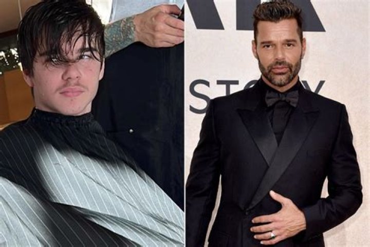 Ricky Martin Reveals Son Valentino, 14, Has a Mustache in New Photo