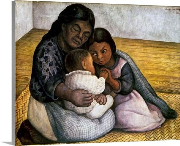 Rivera Mother and Children Diego rivera, Frida and diego, Mother and