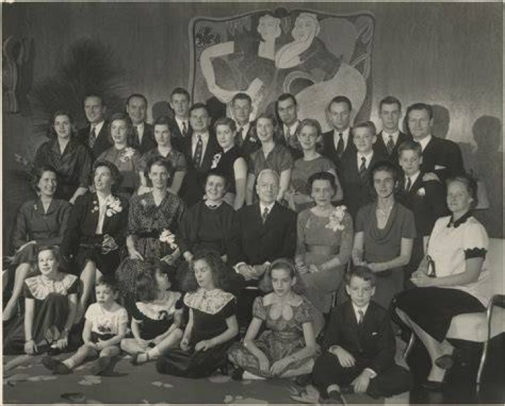 Rockefeller family portrait at Christmas History Alive Virtually!