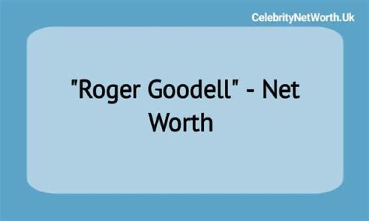 Roger Goodell Net Worth Celebrity Net Worth