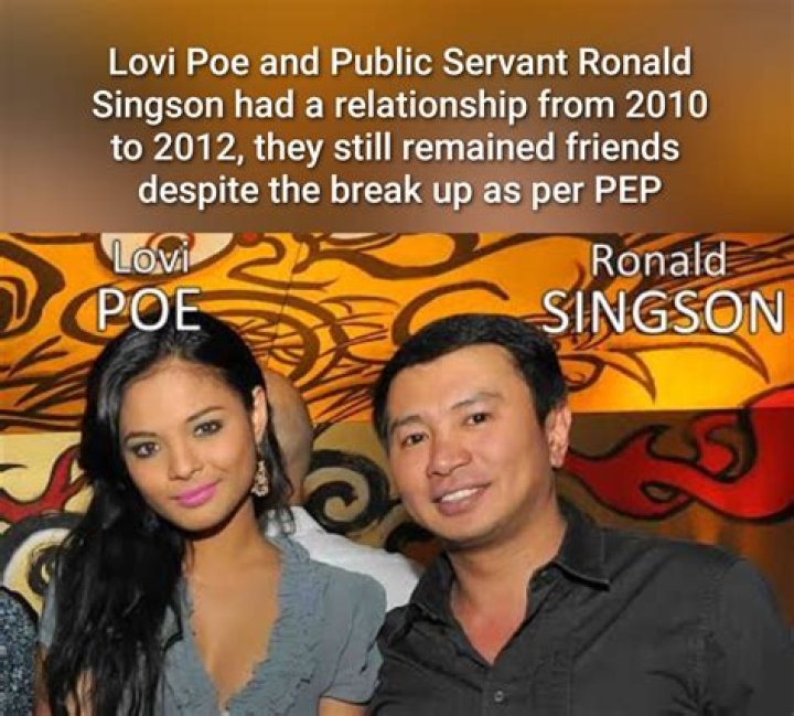 Ronald Singson &lsquo;proud&rsquo; of Lovi Inquirer Entertainment