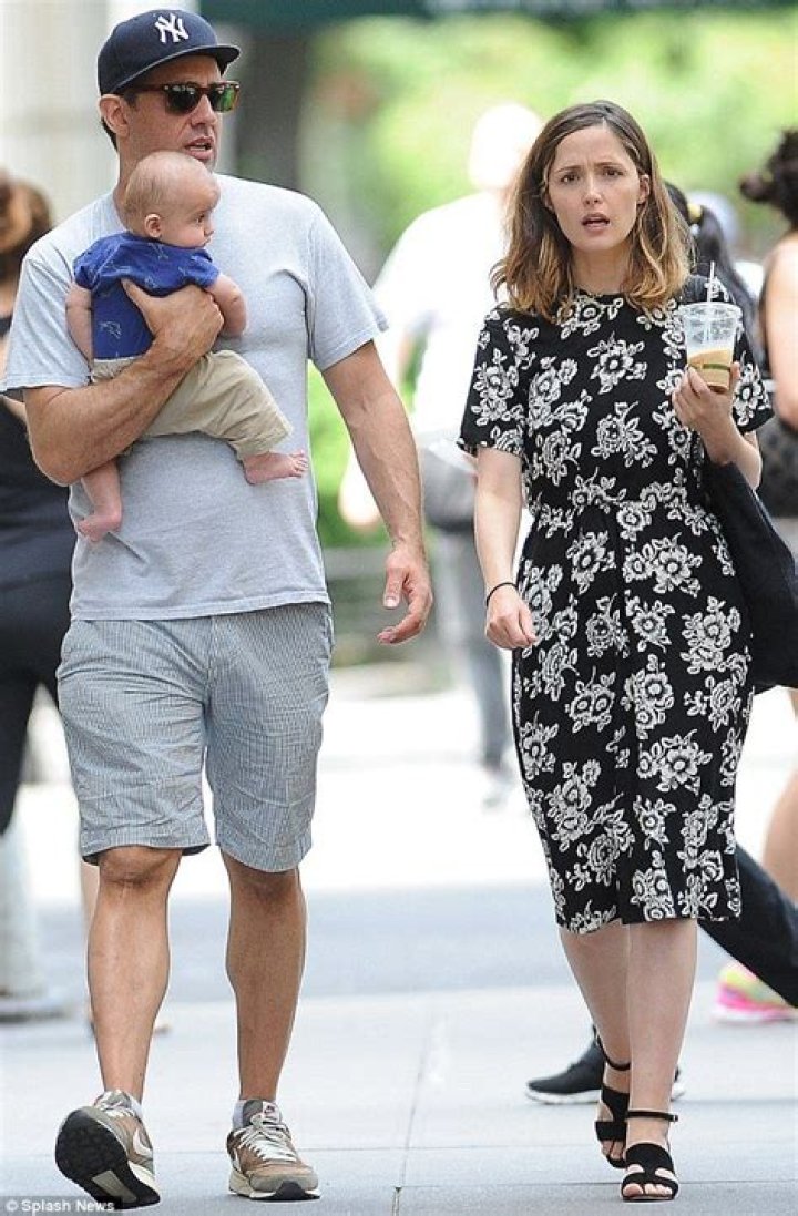 Rose Byrne goes makeup free as she strolls with Bobby Cannavale and son