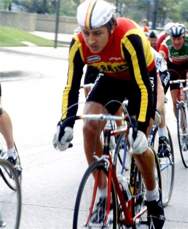 Roy Knickman on a Raleigh 753 Team Cycling, Raleigh, Bicycle