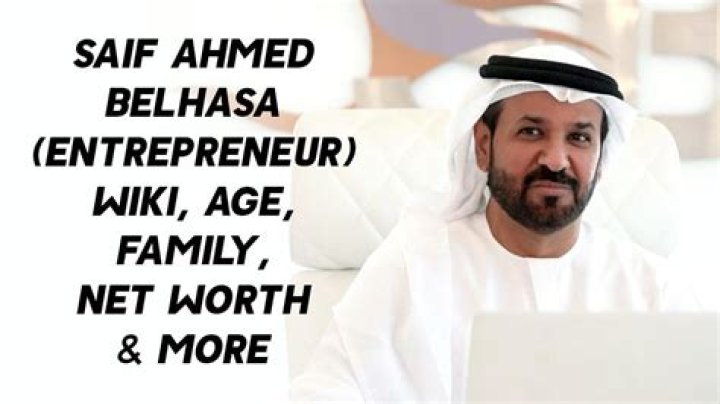 Saif Ahmed Belhasa Biography Facts, Childhood, Family Life & Achievements