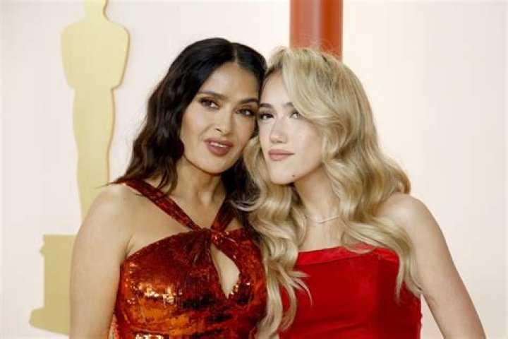 Salma Hayek and Valentina Pinault at the 2023 Oscars Salma Hayek's