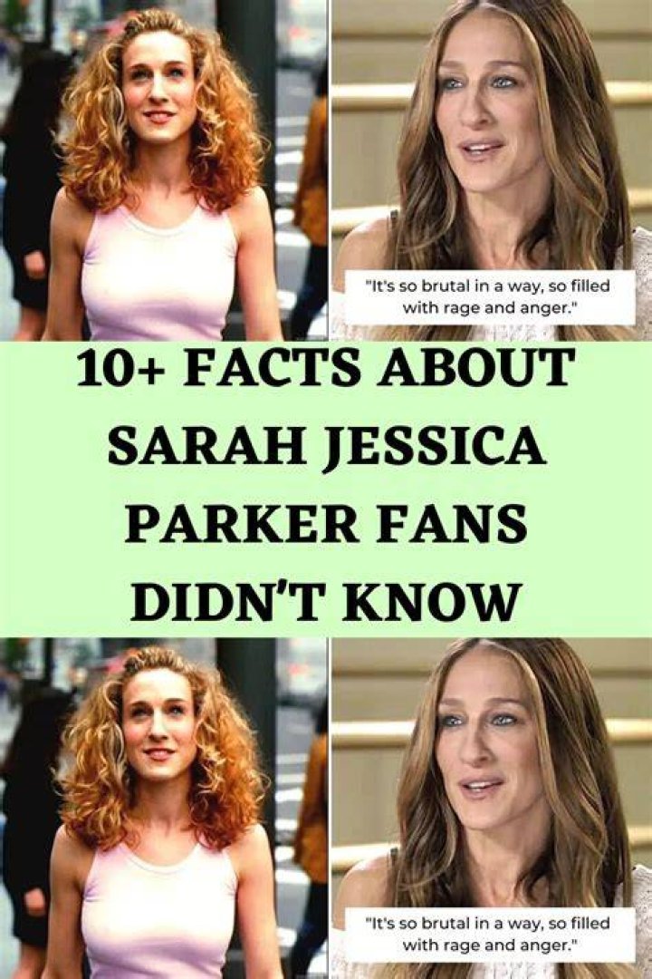 Sarah Jessica Parker Almost Didn't Do Sex and the City TIME
