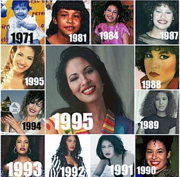 Selena Quintanilla through the years