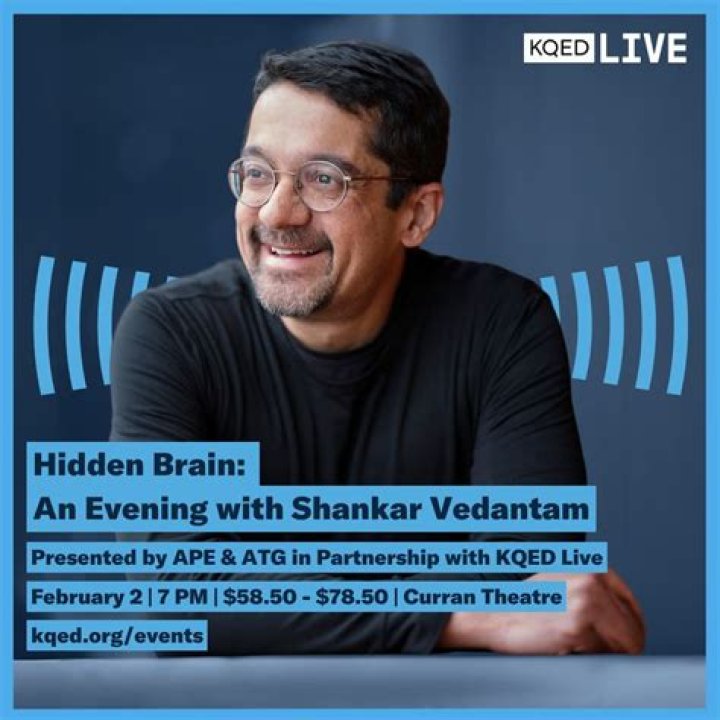 Shankar Vedantam Speaking Engagements, Schedule, & Fee WSB