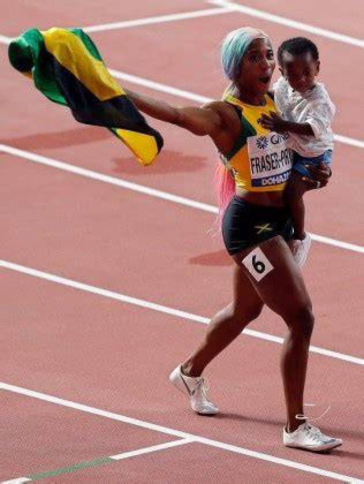 ShellyAnn FraserPryce Celebrates Her Son Graduating Kindergarten