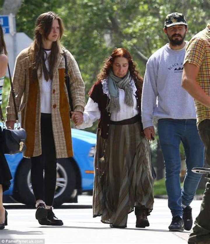 Shia LaBeouf enjoys lunch with 'fianc&eacute;e' Mia Goth and his mother on