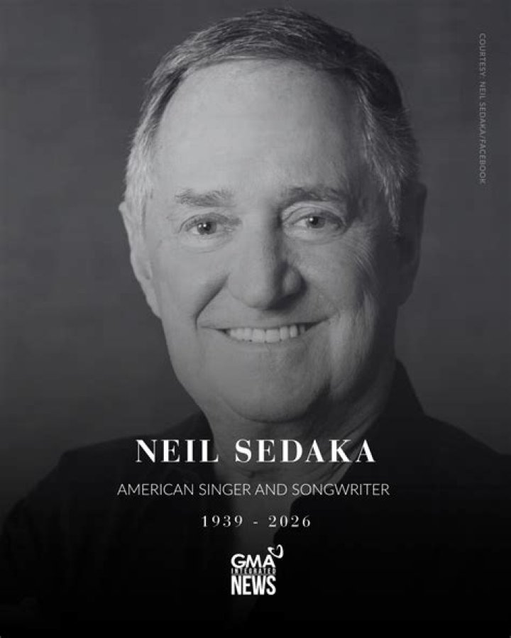 Singer And Songwriter Neil Sedaka Highschool Cube