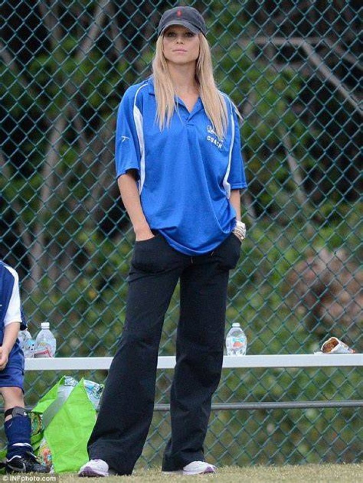 Sister act! Elin Nordegren is joined by her identical twin as they