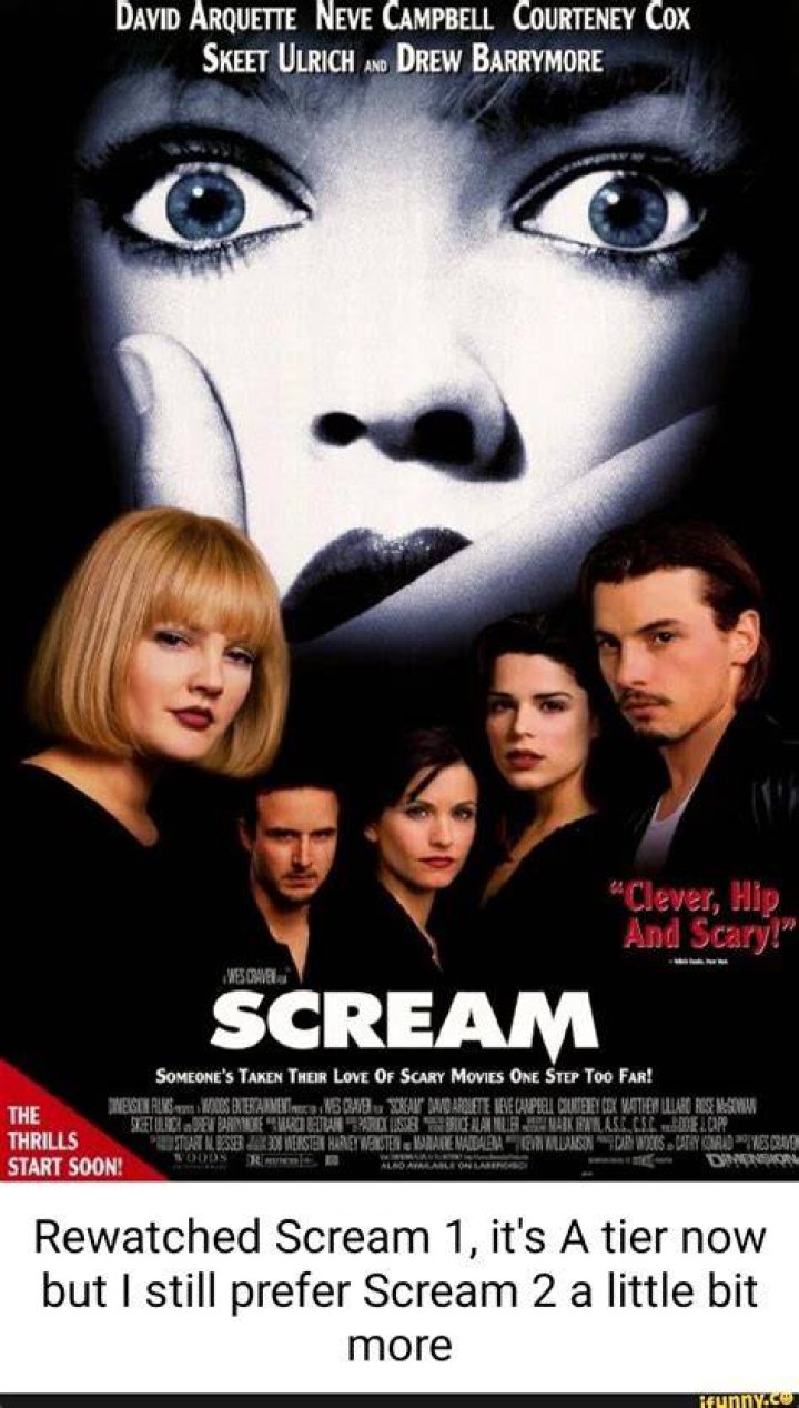 Skeet Ulrich, Drew Barrymore and Neve Campbell for Scream Scream