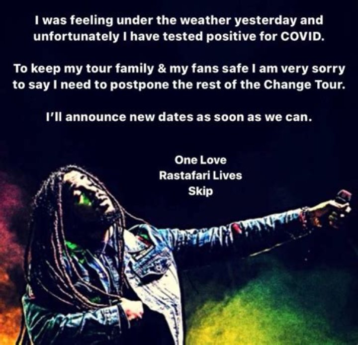 Skip Marley Postpones Rest Of &lsquo;Change&rsquo; Tour Due To COVID19 Dancehall