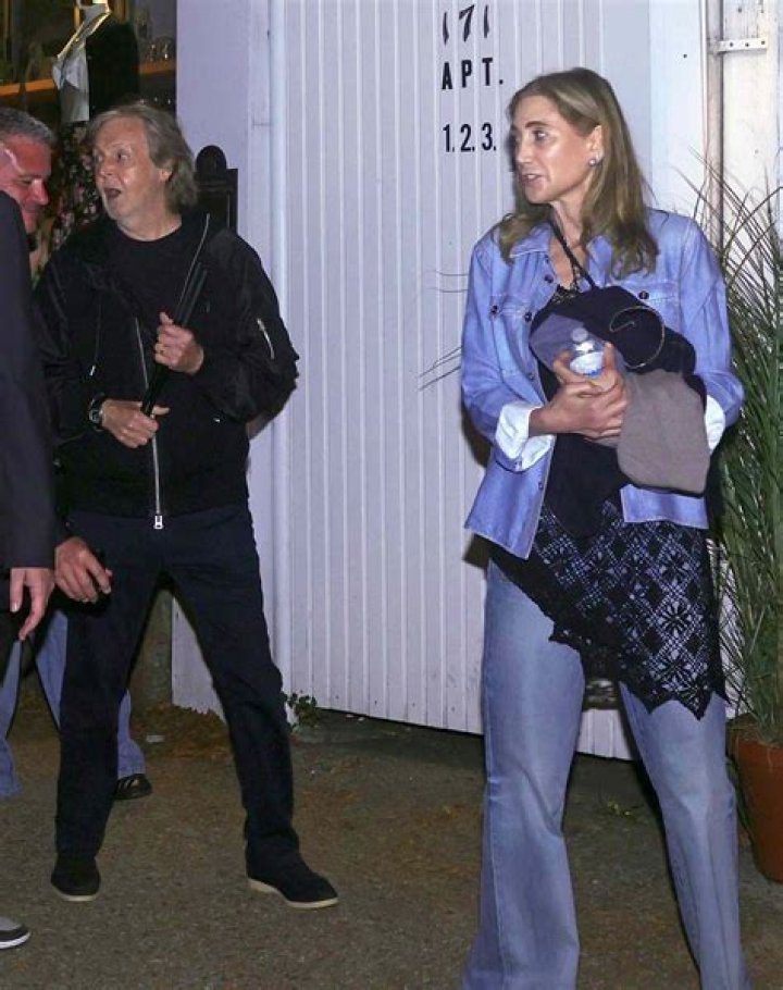Spotted Nancy Shevell and Paul McCartney in Paris The Hollywood Gossip