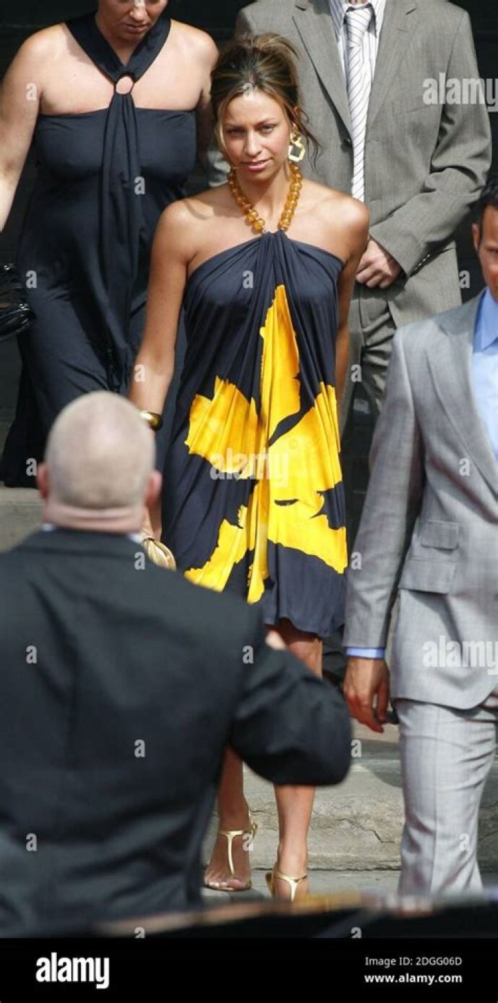 Stacey Cooke, wife of Ryan Giggs, at the Gary Neville and Emma Hadfield
