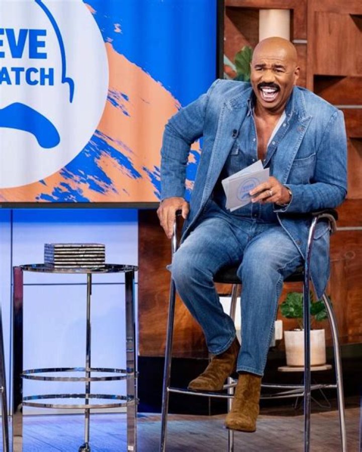 Steve Harvey, 64, rocks skintight leather pants as he shows off major