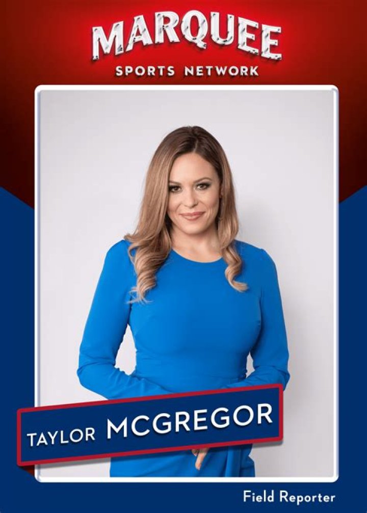 Taylor Mcgregor baseball card Marquee Sports Network Television