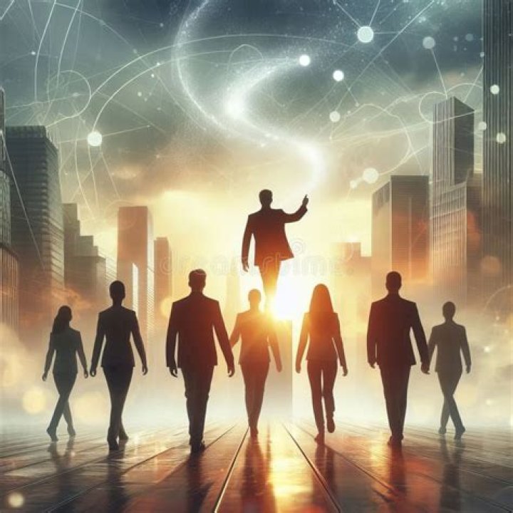 Team Walking With Purpose