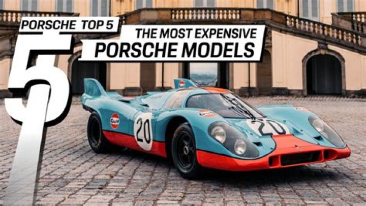 The most expensive Porsche models of all time