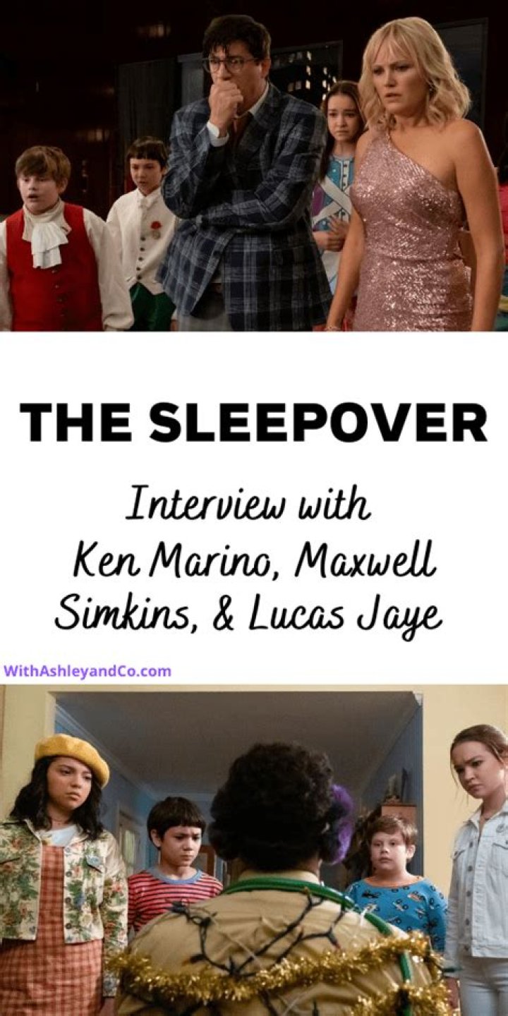The Sleepover Interview with Ken Marino, Maxwell Simkins, and Lucas Jaye