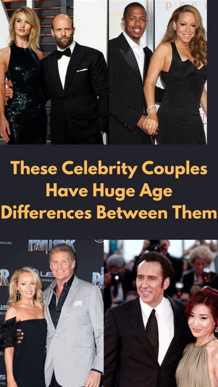 These Celebrity Couples Have Huge Age Differences Between Them