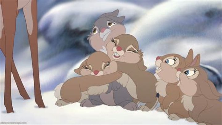 Thumper with his sisters Bambi Pinterest Bambi 1942