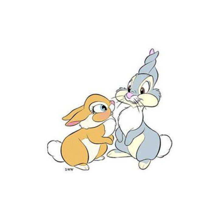 Thumpers Sisters and Miss Bunny Coloring Page